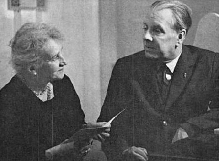 Jorge Luis Borges y su madre