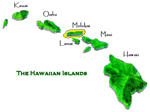 Mapa de Molokai