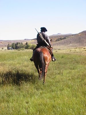 cazador a caballo