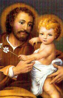 San José y el Niño Jesús (11 Kbytes)