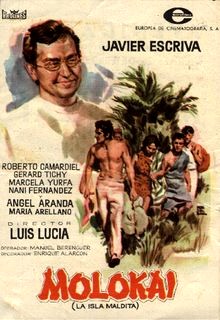 Cartel de la película Molokai, la isla maldita