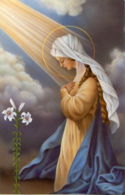 La Anunciación a la Virgen María