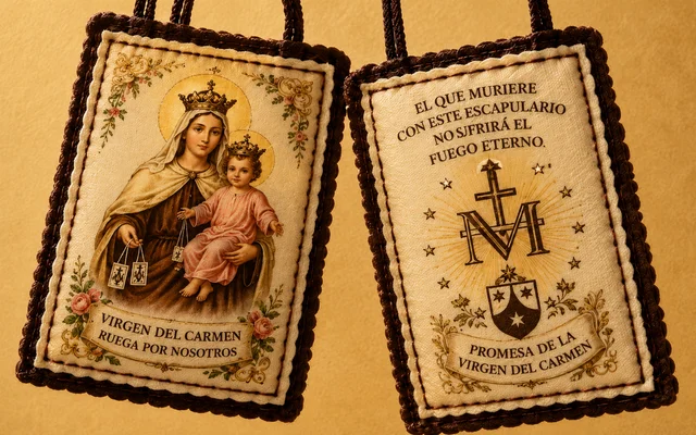 Escapulario de la Virgen del Carmen