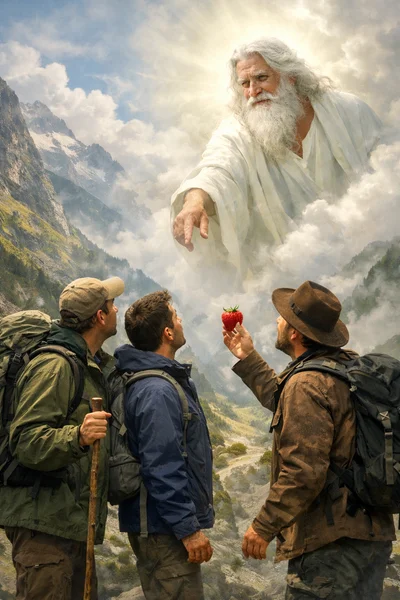 Tres excursionistas perdidos reciben la ayuda de Dios