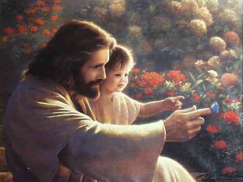 Jesucristo con un niño