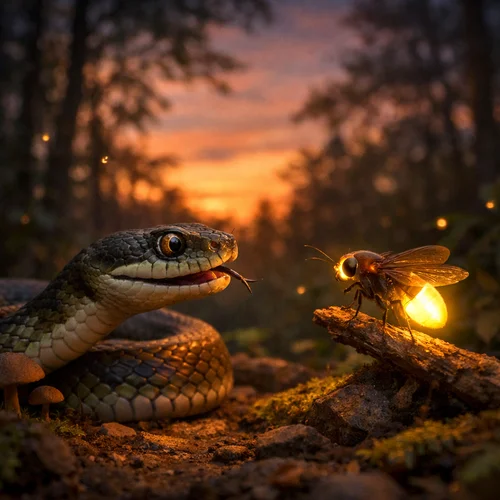 La luciérnaga y la serpiente
