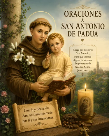 Oraciones a San Antonio de Padua