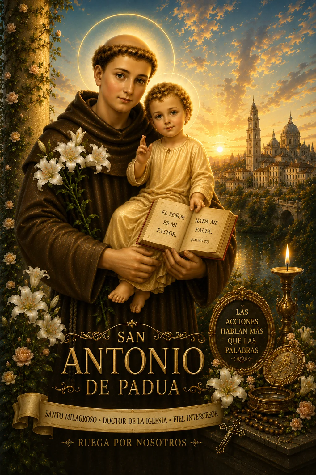 San Antonio de Padua con el Niño Jesús