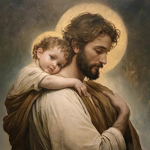 San José y el Niño Jesús