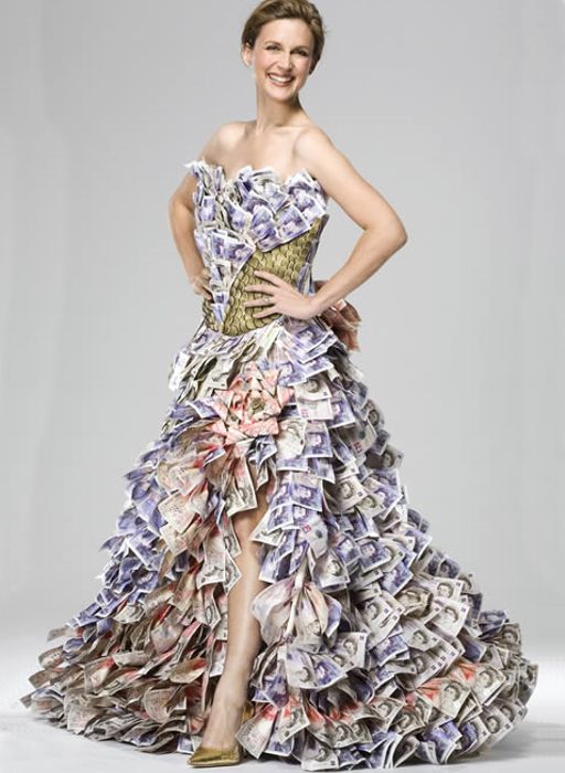Vestido de dinero